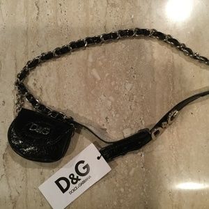 Dolce And Gabbana Women’s Cintura Black Ltr Belt